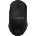 Мышь проводная SteelSeries Prime +, игровая, оптическая, USB, 18000dpi, черный [62490]