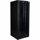 Напольный шкаф DATAREX 19 дюймов 32u 800x800 2-я передняя дверь стекло, 2-я задняя дверь металл, черный DR-738321