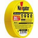 Изолента Navigator 71 112 NIT-A19-20/Y жёлтая, цена за 1 шт.