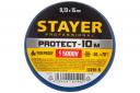 STAYER Protect-10 Изолента ПВХ, не поддерживает горение, 10м (0,13х15 мм), синяя