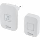 Беспроводной дверной звонок Дверной звонок ЭРА C98 беспроводной, от сети, белый, 60 мелодий Б0054089