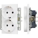 Механизм встраиваемый электрической розетки SCT-MEUD-PL-WH (250V, 16A) Arlight 043764