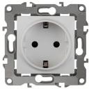 Розетка встраиваемая с заземлением (белый) ЭРА 12-2001-01