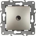 ТВ-розетка встраиваемая проходная (шампань) ЭРА 12-3102-04