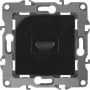 Розетка ЭРА 12-3114-06 HDMI, IP20, 12, чёрный Б0027486