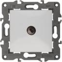 ТВ-розетка встраиваемая проходная (белый) ЭРА 14-3102-01