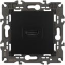 Розетка встраиваемая HDMI (антрацит) ЭРА 14-3114-05