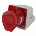 R(OUT)-32-3P-PE-IP44 Розетка ЭРА R(OUT)-32-3P-PE-IP44 стационарная наружная 124 3Р+РЕ 32А 380В IP44, цена за 1 шт