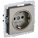 Розетка IEK BR-R11-16 BRITE, 16 А, с заземлением