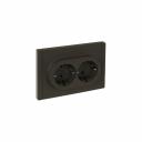 Силовые розетки серии FORTE&PIANO применяются для подключения однофазных электрических приемников (потребителей) переменного тока напряжением до 250 В частотой 50 Гц. Установка лицевой панели без использования винтов делает процесс удобным и простым: просто нажмите и потяните, чтобы снять панель.  Розетка предназначена для скрытой установки внутри помещений, устанавливается в стандартные монтажные коробки с диаметром оси крепежных винтов - 60 мм, глубиной 40 мм. Макс сечение входящего кабеля - 2.5 мм?. Благодаря масштабируемому суппорту можно установить неограниченное количество изделий в ряду при стандартном шаге. Комбинируйте изделия, создавайте изящные бесшовные композиции – с коллекцией безрамочных розеток и выключателей FORTE&PIANO.