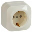 Розетка IEK ERH14-XXX-16 Glory, 16 А, с защитной шторкой, с заземлением