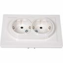Двухместная розетка IEK Brite рс12-3-брб BR-R21-16-K01-F