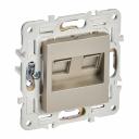 Информационные розетки серии SKANDY идеально сочетаются с современным минималистичным дизайном. Высококачественный поликарбонат обеспечивает долгий срок службы. Удобный конструктив механизма с автоматическим снятием изоляции и четкой маркировкой делает подключение простым и удобным, без необходимости в дополнительных инструментах. Комбинированный механизм RJ45+RJ45 - отличное, выгодное решение, которое позволит сэкономить ваш бюджет.