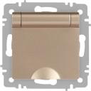 Розетка с заземлением с крышкой серии Intro Accent скрытой установки механизм цвет шампань 6-203-04. Номинальные характеристики 16А 250В. Выполнена из негорючего термопласта, оснащена винтовыми клеммами. Парные клеммы обеспечивают соединение шлейфом. Монтаж в подрозетник производится и на лапки, и на винты. Внимание! Рамка приобретается отдельно.