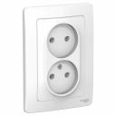 Двойная розетка Systeme Electric BLANCA BLNRS000021