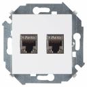 Компьютерная двойная розетка Simon 1591564-030