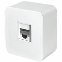 Розетка RJ-45 открытой установки, серия София, 1-местная, белый, MST00-20-01, цена за 1 шт.