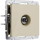 ТВ-розетка встраиваемая оконечная (айвори акрил) Werkel W1183043 (a064065)