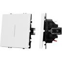 Механизм выключателя одноклавишный непроходной LED SWT-NOBE-MK01-SFPL-L-WH (230V, 10A) (Arlight) 054232