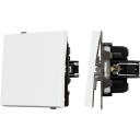 Механизм выключателя одноклавишный проходной SWT-TENDO-MKP1-PL-WH (230V, 10A) (Arlight) 054148