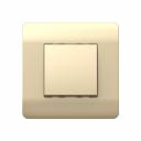 Переключатель 1-клавишный CHINT NEW3-E 10А, шампань 431382