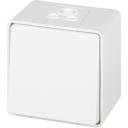 Выключатель накладной одноклавишный (белый) IP55 ЭРА 11-1501-01