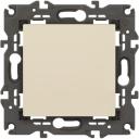 Проходной переключатель одноклавишный встраиваемый (слоновая кость) ЭРА 14-1103-02