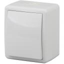 Выключатель накладной одноклавишный (белый) IP54 ЭРА 11-1401-01