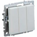 Трехклавишный выключатель 3-клавишный выключатель IEK Brite 10а вс10-3-0-брж жемчуг BR-V30-0-10-K36