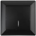 Выключатель одноклавишный Intro Solo 4-102-05 с подсветкой скрытой установки 10А 250В антрацит