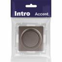 Светорегулятор Intro Accent 640108 поворотный, 600Вт 230В, IP20, СУ, бронза Б0063684