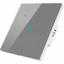 Сенсорный однокнопочный умный выключатель Roximo серый SWSEN01-1S