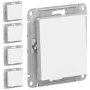 Выключатель одноклавишный Systeme Electric AtlasDesign ATN000111 10А, белый, комплект из 5шт