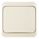 Переключатель Systeme Electric Этюд одноклавишный накладной кремовый (BA10-004K)