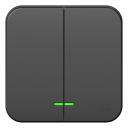 2-клавишный выключатель Systeme Electric Blanca BLNVA105116