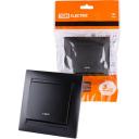 Выключатель 1 кл. с подсветкой 10А графит "Лама" TDM