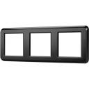 Рамка пластиковая FRM-VERSA-PL-3-BK Arlight 043784