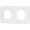 Рамка стеклянная FRM-GLARE-GC-2-WH Arlight 043835