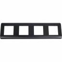 Рамка 4-м CHINT NEW3-E универсальная черный 431498