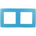 Рамка на 2 поста (голубой) ЭРА 12-5002-28