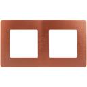 Рамка на 2 поста (медь) ЭРА 12-5102-14