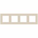 12-5204-02 Рамка для розеток и выключателей ЭРА Серия 12 12-5204-02 на 4 поста, Классик, слоновая кость, цена за 1 шт