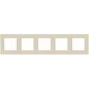 Рамка на 5 постов (слоновая кость) ЭРА 12-5205-02