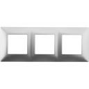 Рамка на 3 поста (алюминий) ЭРА 14-5003-03