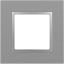 Рамка на 1 пост (алюминий) ЭРА 14-5011-03