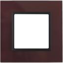 Рамка на 1 пост (бордовый,антрацит) ЭРА 14-5101-25