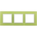Рамка на 3 поста (лайм, белый) ЭРА 14-5103-26