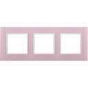 Рамка на 3 поста (розовый, белый) ЭРА 14-5103-30