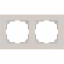 Рамка для розеток и выключателей 2-постовая универсальная пластик серии Intro Accent цвет перламутр 6-502-06. Рамка выполнена из термопласта. Устанавливается на 2 устройства серии Intro Accent, смонтированных в подрозетники.