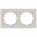 6-502-06 Рамка для розеток и выключателей Intro Accent 6-502-06 на 2 поста, СУ, перламутр, цена за 1 шт